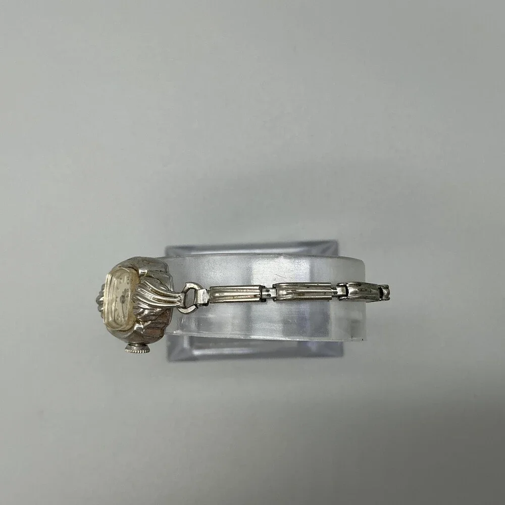 Vintage Bulova M0 Womens Watch 16mm Cream Dial 10K RGP Stretch Band Manual